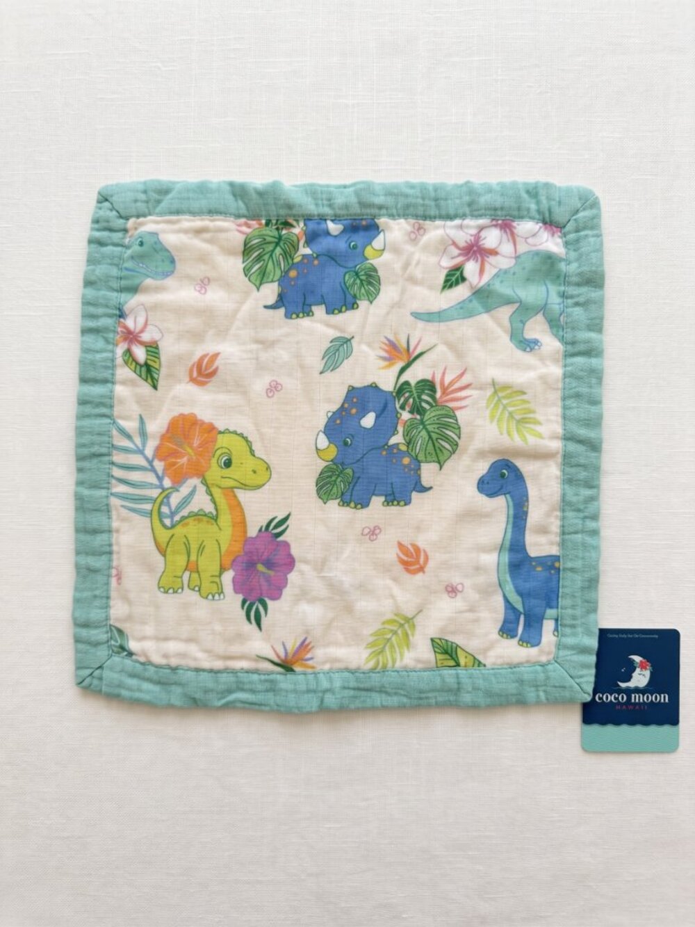 Coco Moon Hawaii Aloha Before Time Dinosaurs Security Blanket New NWT